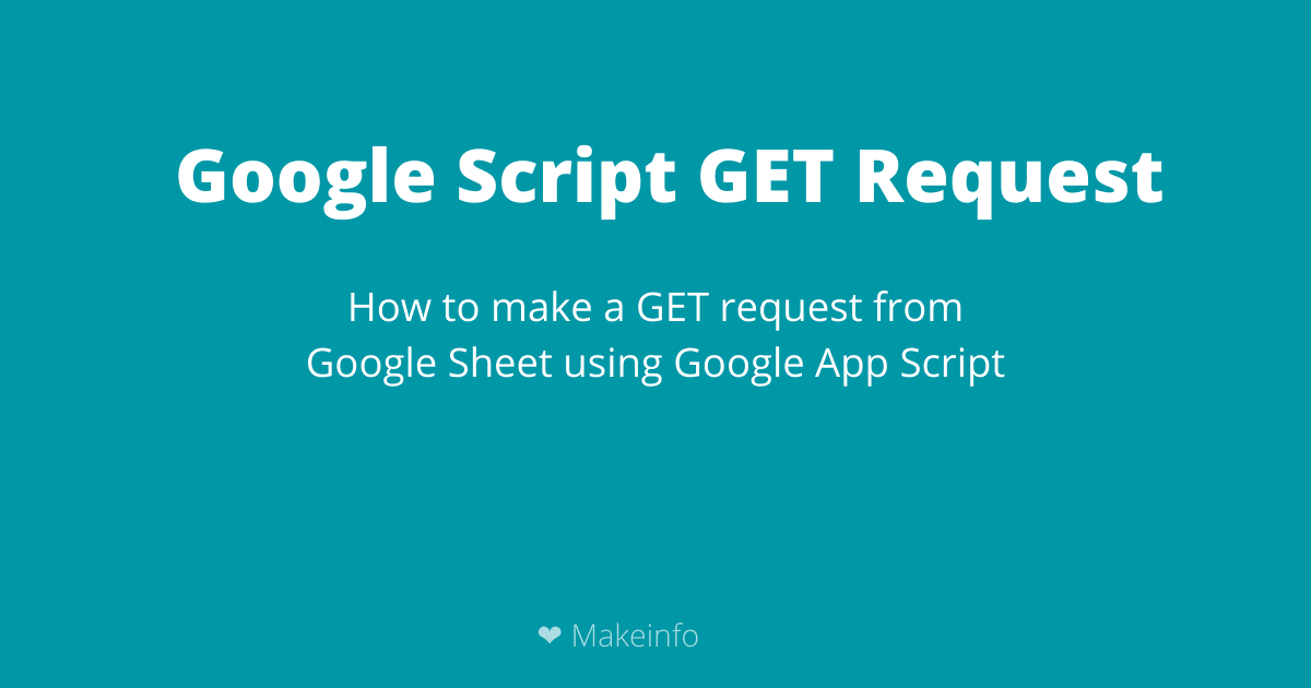 Google Script GET Request