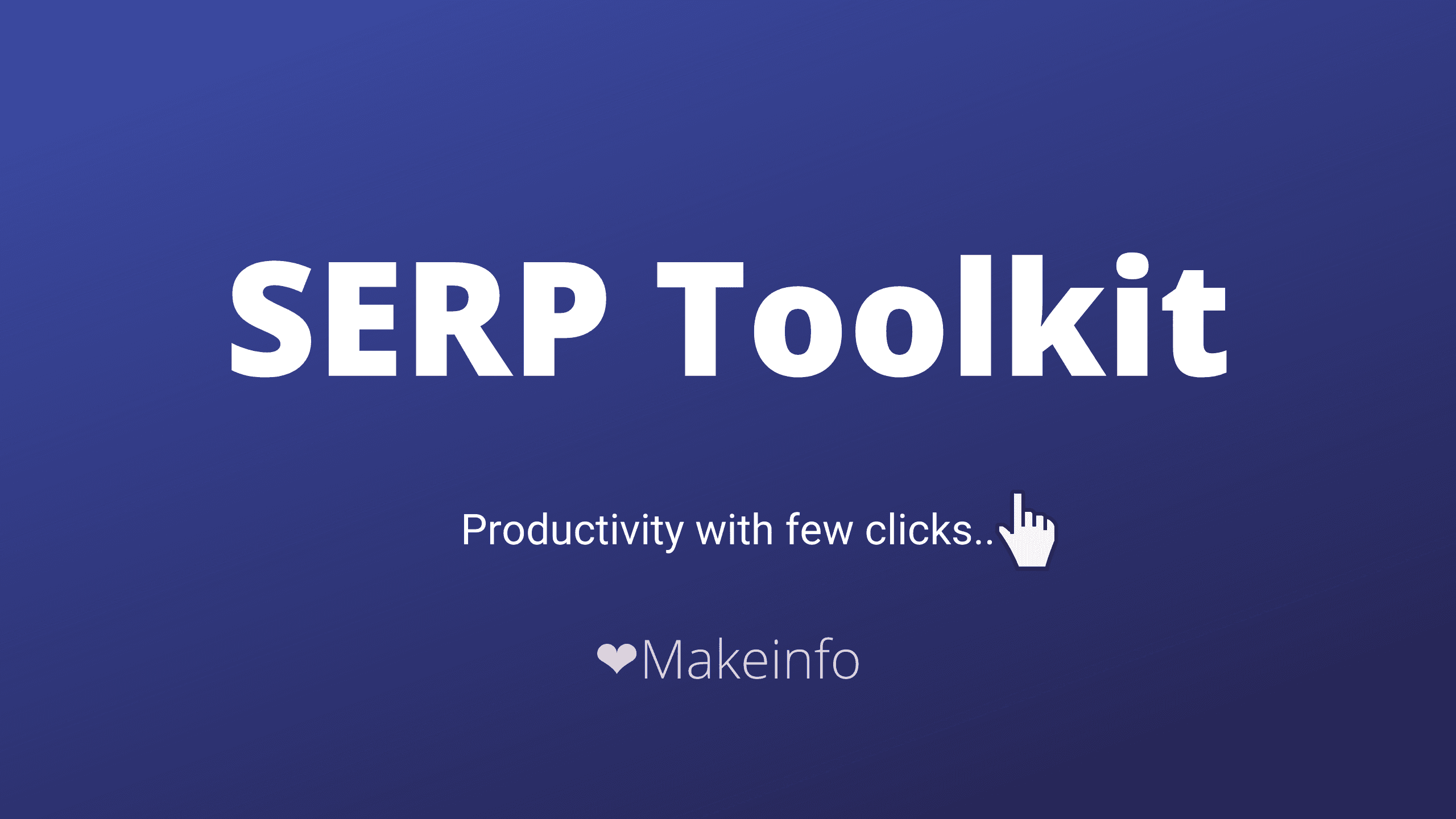 SERP Toolkit v2: Google Sheet Add-on