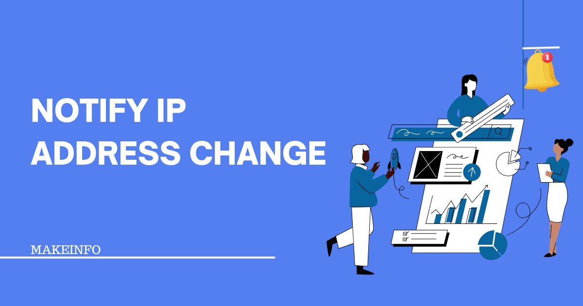 Notify IP Address Change from Chrome Extension