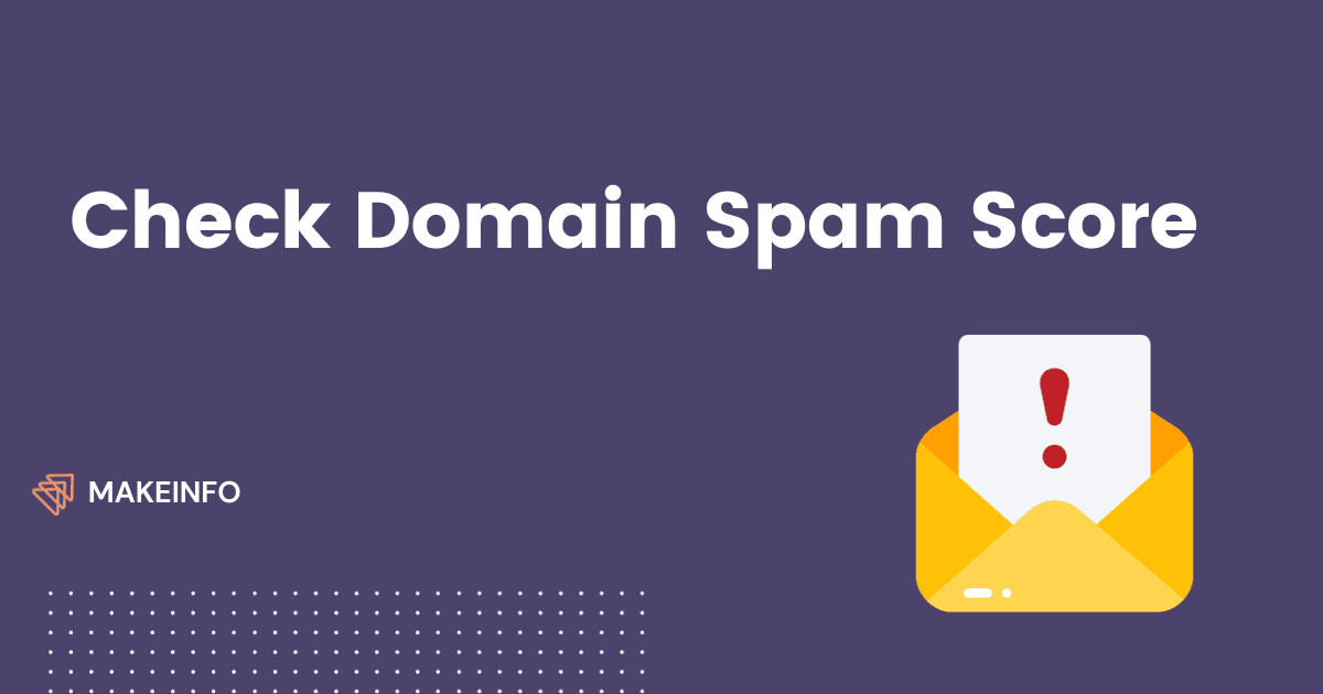 How to check your email domain spam score