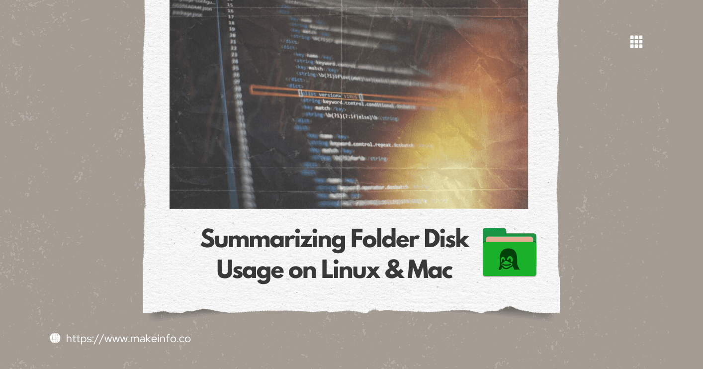 Terminal Tips: Summarizing Folder Disk Usage on Linux & Mac